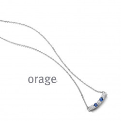 Orage Zilver ketting BA313/45cm.