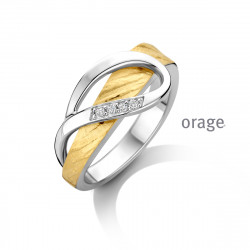 Orage Dames ring zilver BA322