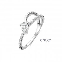 Orage Dames ring zilver BA328