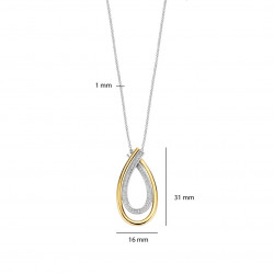 Ti Sento Hanger met ketting 34121ZY 45-55cm.