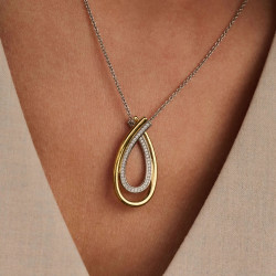 Ti Sento Hanger met ketting 34121ZY 45-55cm.