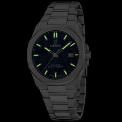 Uurwerken Festina F20100/4 burdeos heren horloge saffierglas swiss made