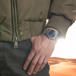Herenhorloge Festina Swiss Made Dune blauw F20073/2 saffierglas