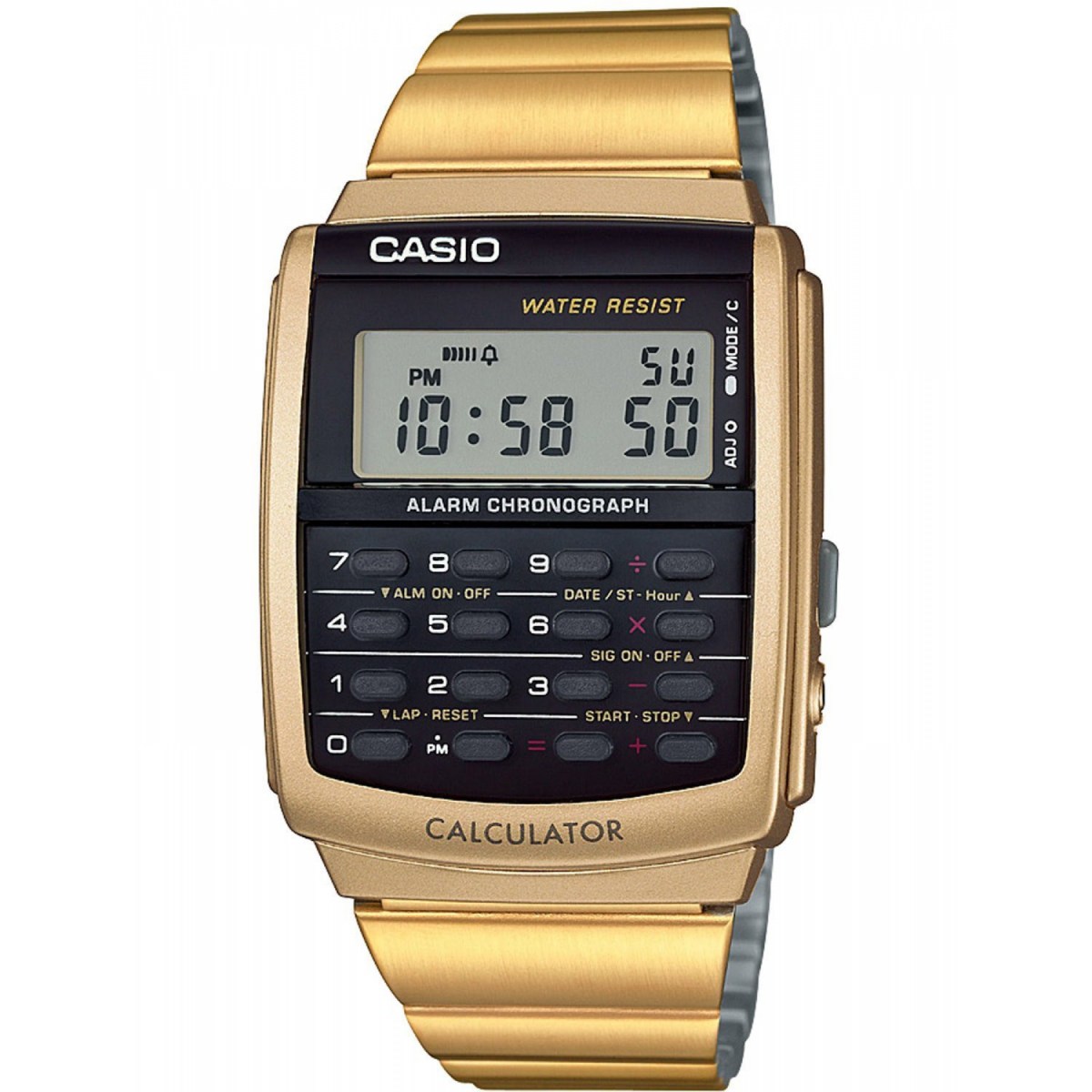 Uurwerken Unisex horloge Casio Retro CA-506G-9AEF